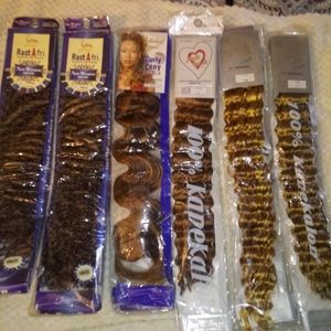 Synthetic hair all 6 for $20 or $6 each